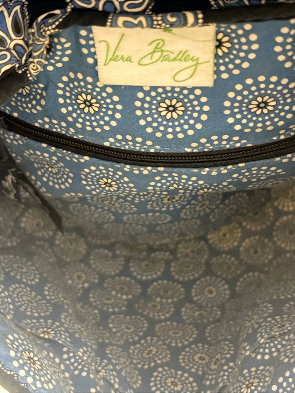 Vera Bradley Quilted Paisley Crossbody Bag - Black